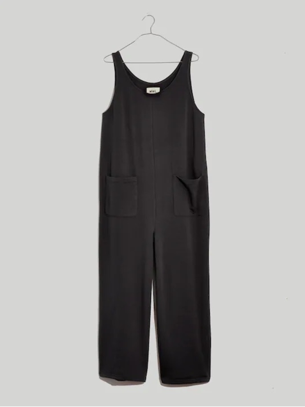 MWL Madewell Superbrushed Pull On Jumpsuit Black Coal Small Gorpcore Coastal - Picture 6 of 16